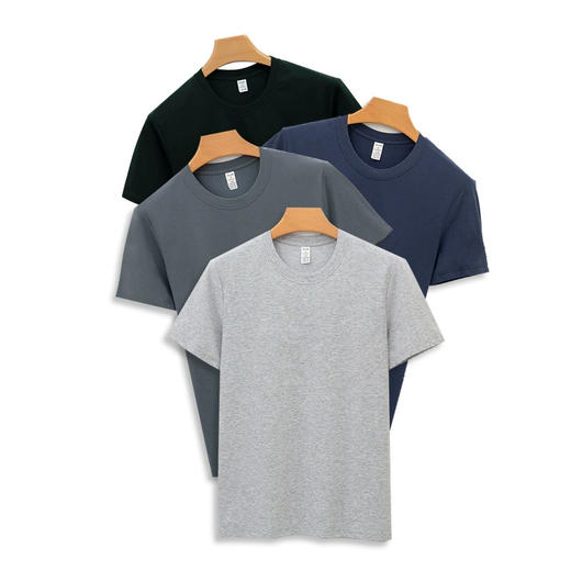 岸纾 清凉触感索罗娜新疆长绒棉T恤短袖（7色可选）T1230 商品图3