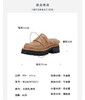 westory秋季新品英伦包头半拖懒人小众设计师真皮平底鞋W23CM73671 商品缩略图4