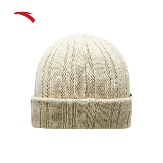 安踏加厚针织帽 男女冬季保暖潮流时尚百搭简约毛线帽192448534 【内里加绒版】192448534 商品图7