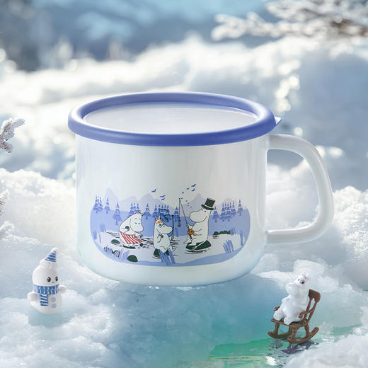 【FUJIHORO 富士珐琅】MOOMIN姆明垂钓系列珐琅餐具 商品图3