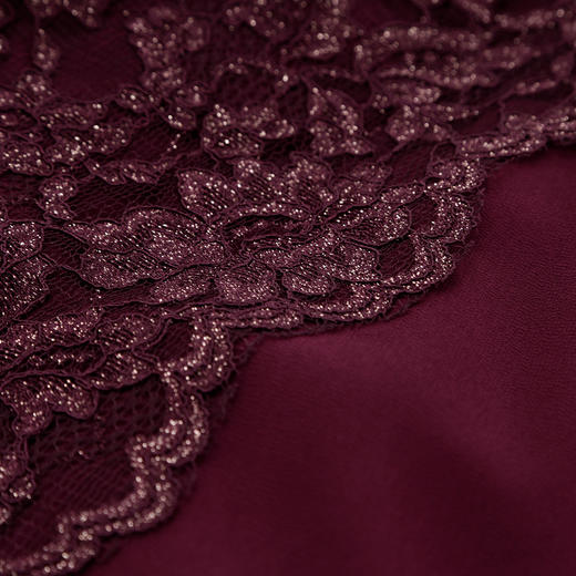 QF811斯尔丽2025新款改良新式旗袍蕾丝定位拼接气质高雅可日常连衣裙 商品图5