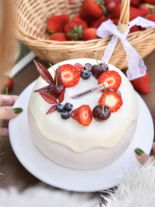 【白雪山】因车厘子下架，现已将装饰车厘子替换成黑莓 商品图0