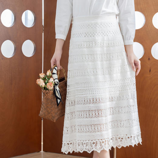 苏苏姐家梦蕾半身裙手工diy钩针编织蕾丝棉线毛线团材料包 商品图1