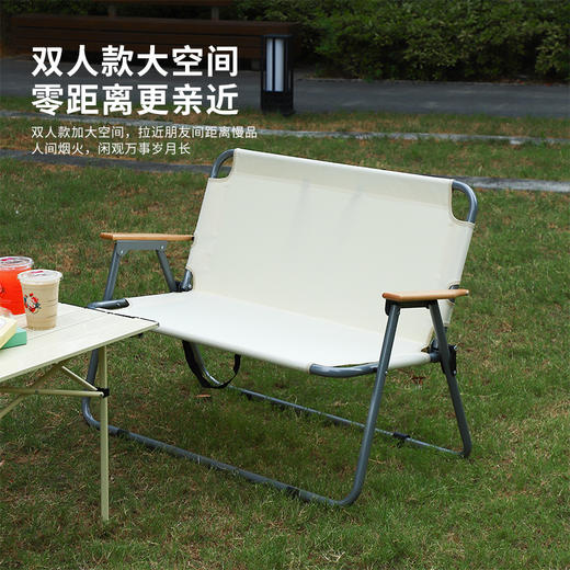 【多功能户外露营休闲椅子】折叠椅便携露营沙滩躺椅双人多功能休闲靠背钓鱼椅坐垫。ry 商品图1