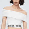 SPS上衣女夏季莫代尔一字肩抹胸上衣 商品缩略图1