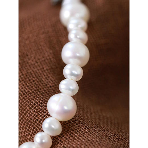 牧衣游  鲍鱼贝猫咪头淡水珍珠项链复古 桉歌【不支持会员折】 商品图3