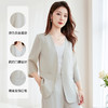 QS-62599552【真丝弹力绉】2025春夏西装外套女宽松气质休闲短袖外套62599552 商品缩略图0