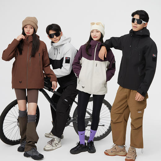 SWISS MILITARY瑞士军工/冲锋衣男女同款春秋高级感 防水户外冲锋衣 外壳  1888 商品图4