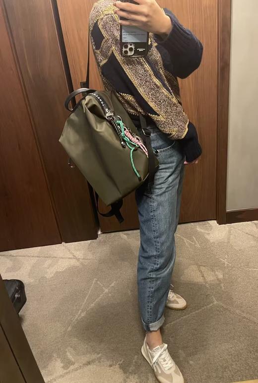 代工厂龙翔新款ener超轻公文差旅健身字母双肩包 商品图14