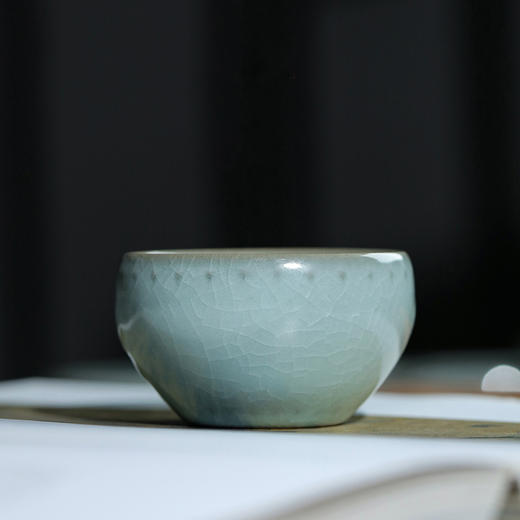 问鼎官窑南官玖发发战鼓杯  招财进宝战鼓杯 商品图2