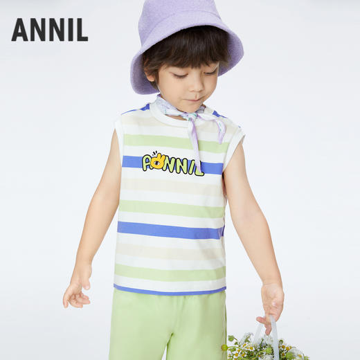 男童针织两件套夏季新款安奈儿童装实体店同款XB522723 商品图2