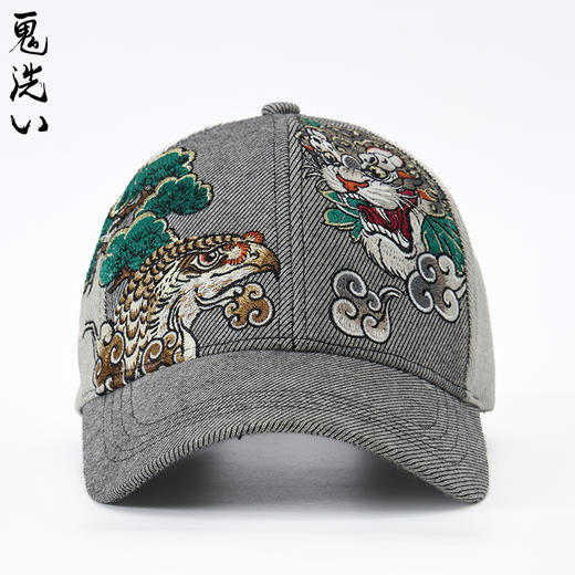 ONIARAI/鬼洗25春夏新品泥棒蓝豹斗鹰绣花棒球帽男女款 25NA409 商品图1