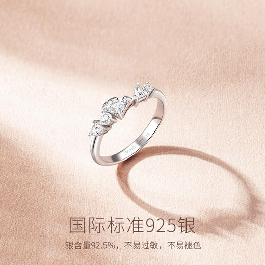 FANIC范琦【莫比乌斯系列】三生三世情侣戒指S925银闭口对戒 商品图2