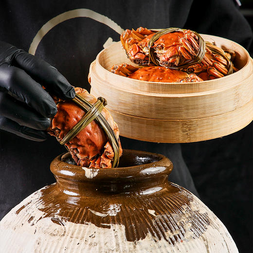 【买一赠一】太太心选·招牌花雕熟醉蟹4只装 / 花雕熟醉虾250g 商品图8