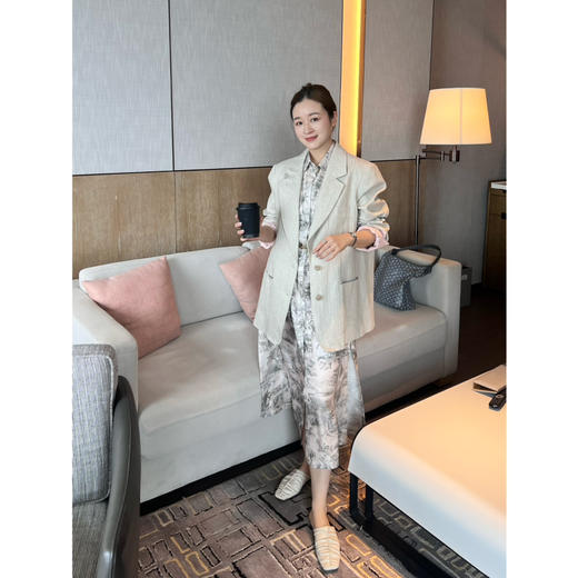 新年折扣 2503114   北欧品牌 亚麻西装 商品图1