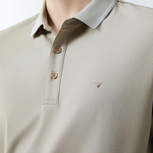 【调温科技】柒牌3A抗菌短袖POLO衫男士夏季新品商务休闲翻领T恤128T71540 商品图2