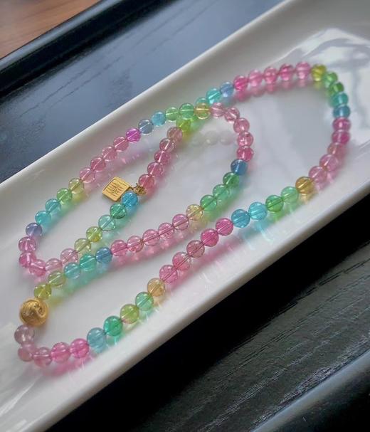 6mm-7mm多圈人鱼碧玺手链 商品图1