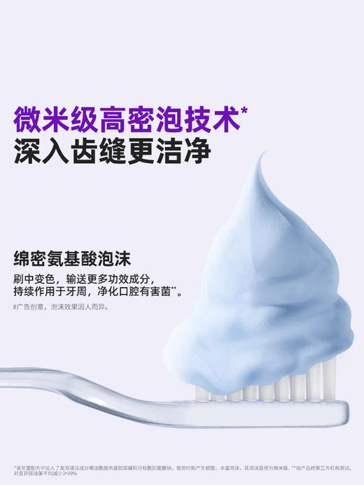 BOP波普专研生物活性抗菌肽奥拉氟溶渍色修美白多效护理儿童成人牙膏 商品图13