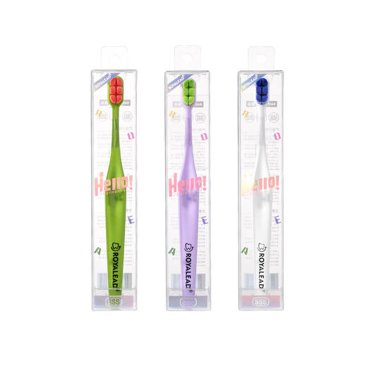 「29.9到手3支！多巴胺万毛牙刷」6束云柔万毛牙刷单支装 情侣家用小头护龈软毛牙刷口腔护理 商品图4