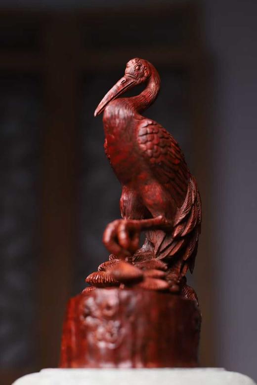 松鹤延年°小叶紫檀摆件 商品图2