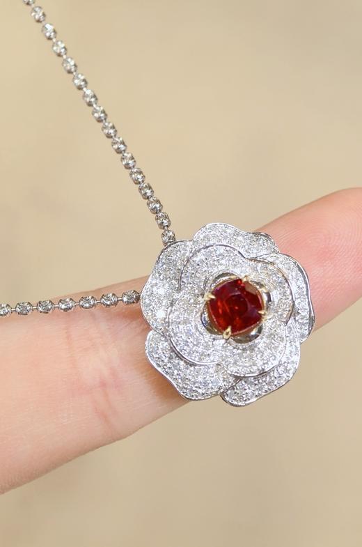 1.09ct刻面红宝石吊坠 商品图1