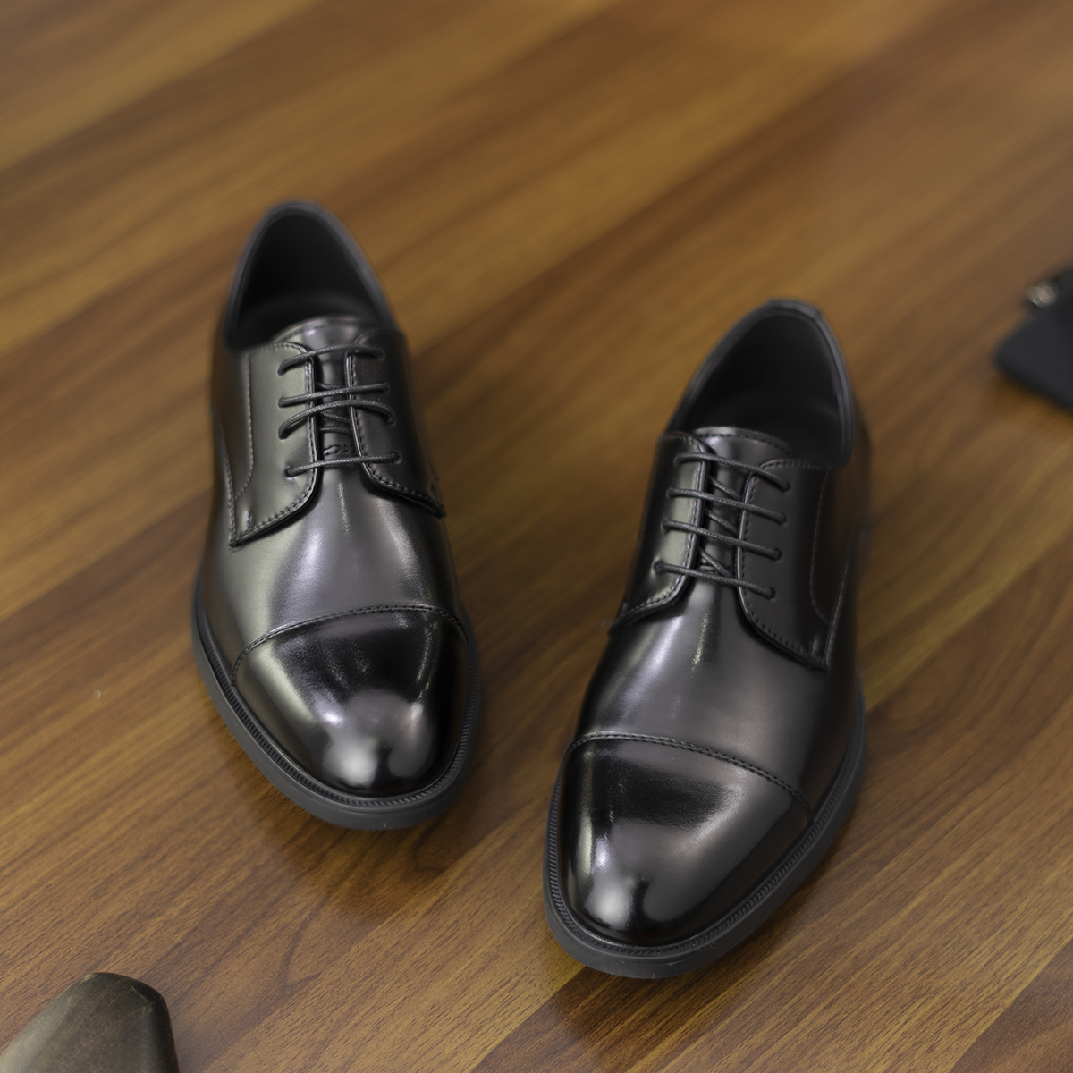 新款男士圆头三接/布洛克内增高雕花德比皮鞋  四款两色可选