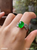 玻璃种艳绿蛋面戒指【5050503】具体价格微信咨询 商品缩略图5