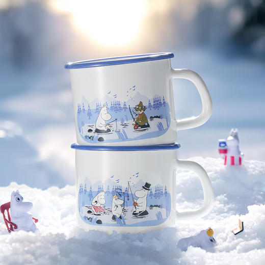 【FUJIHORO 富士珐琅】MOOMIN姆明垂钓系列珐琅餐具 商品图4