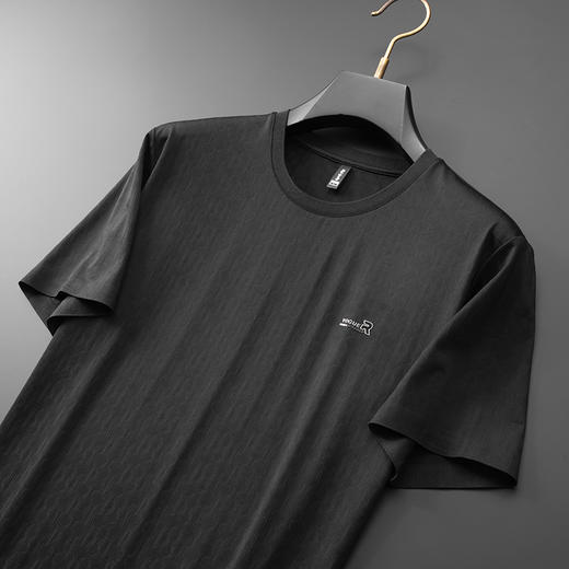 【冰丝弹力】【DDP】大依优型大码短袖T恤休闲透气半袖夏季上衣胖子加肥加大 商品图4