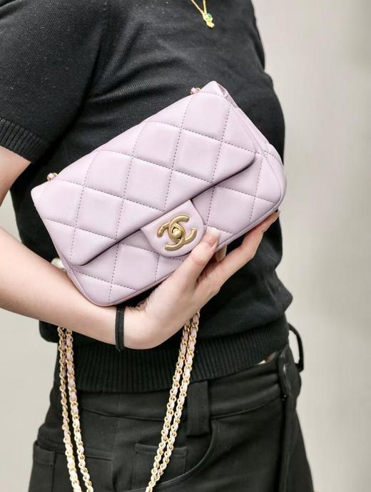 香奈儿24s春夏双珍珠大𝖬𝗂𝗇𝗂淡紫色（HH） 商品图5