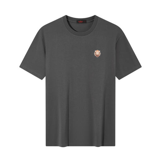 【十二生肖剪纸牛】柒牌短袖T恤男夏季新款剪纸小牛时尚休闲体恤128T72130 商品图5