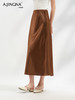 【淘衣节专享】阿菁娜醋酸缎面极简鱼尾神裙F30C213011 商品缩略图3