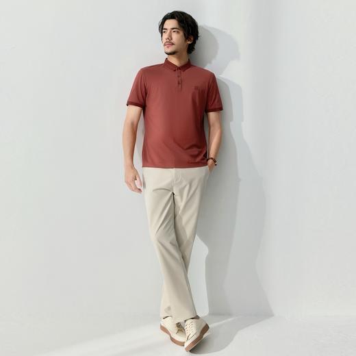 【国风图案Polo衫】柒牌短袖POLO衫男士夏季新品满身印花休闲T恤128T72020 商品图5