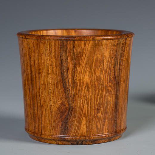 黄花梨整挖木筒 商品图3