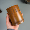 清 竹刻兰花诗文笔筒 商品缩略图4