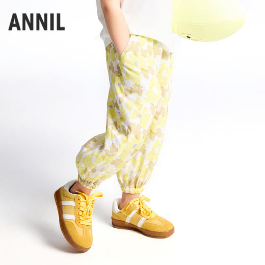 女童全腰梭织单裤夏季新款安奈儿童装实体店同款XG526692 商品图1