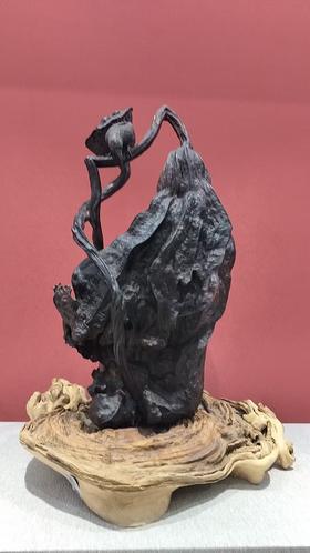 残荷小叶紫檀38*56cm