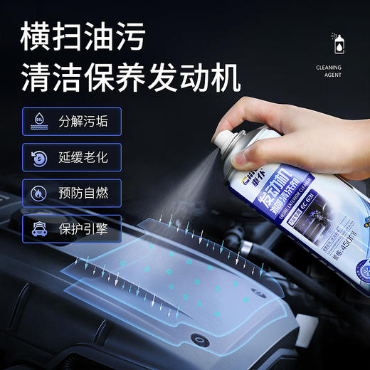 发动机外部清洗剂汽车机舱仓外表重油污强力去污清洁除油泥机头水 商品图2