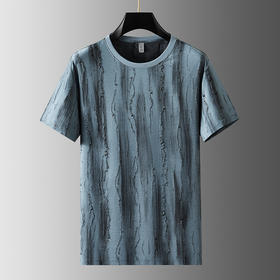 【DDP】大依优型大码破洞短袖T恤休闲透气半袖夏季上衣胖子加肥加大