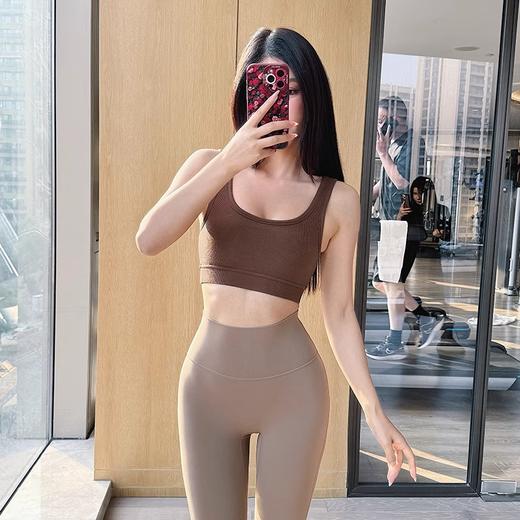 跃牌【周游世界系列】2025春夏新品天丝莫代尔运动内衣 宽肩带固定杯运动背心BR1611 商品图3