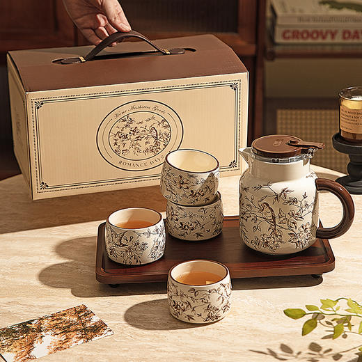 摩登主妇茶壶套装乔迁新居陶瓷马克杯子结婚新婚礼物茶杯水杯茶具 商品图4