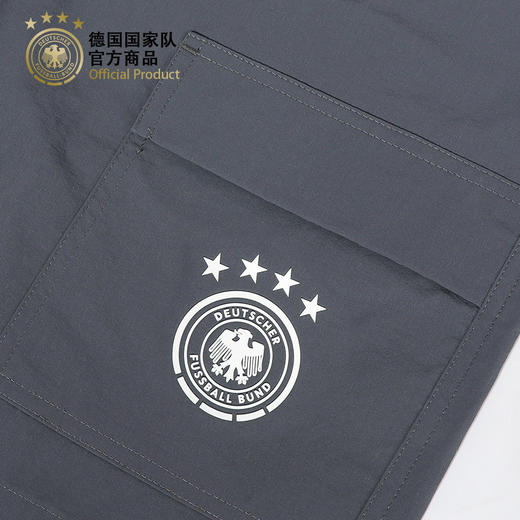 【官方正版】德国国家队 | 春夏百搭透气灰色短裤男士球迷 商品图4