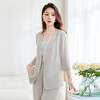 QS-62599552【真丝弹力绉】2025春夏西装外套女宽松气质休闲短袖外套62599552 商品缩略图3