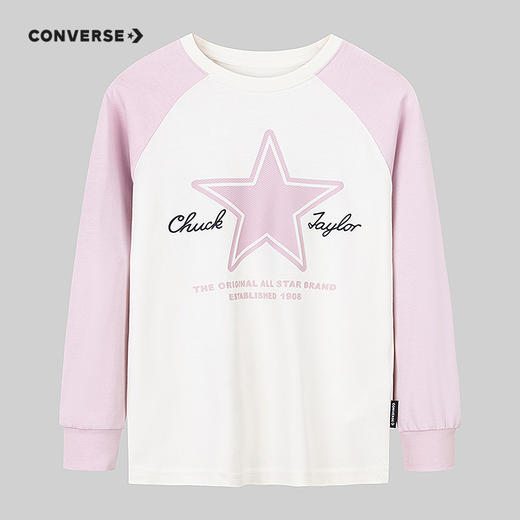 CONVERSE 春 大童小童婴童 儿童童装T恤 CNVN-AG-G947 商品图0