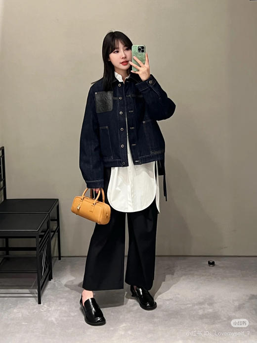 37-8 独家圆正 LEW 明线皮牌系列套装 胖瓜167-136上身实拍都36 商品图8