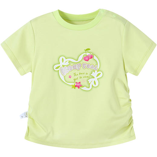 女童液氨短袖针织衫夏季新款安奈儿童装实体店同款XG521686 商品图9