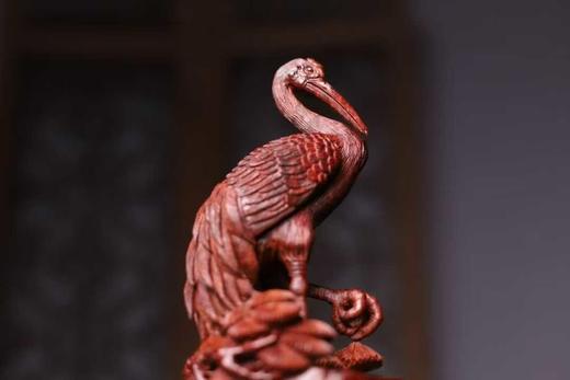 松鹤延年°小叶紫檀摆件 商品图4