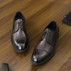 新款男士圆头三接/布洛克内增高雕花德比皮鞋  四款两色可选 商品缩略图1