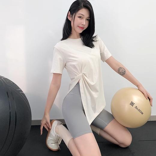 跃牌【周游世界系列】2025春夏新款瑜伽服美国PIMA匹马棉女子短袖T恤TP0846 商品图0