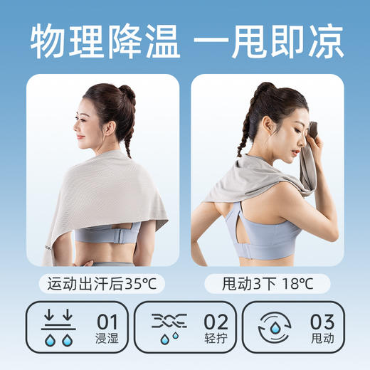 麦瑞克便携冷感运动毛巾男女吸汗健身专用擦汗巾夏季速干冰凉毛巾 商品图1